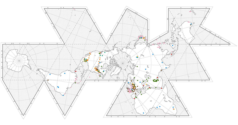 Illustration for article titled How Buckminster Fuller's Dymaxion Map Tessellated The World